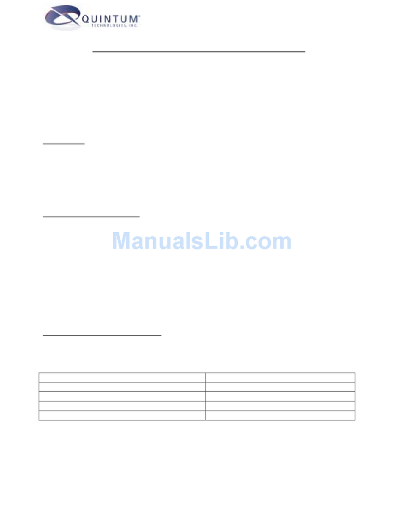 Quintum CMS240 Manual