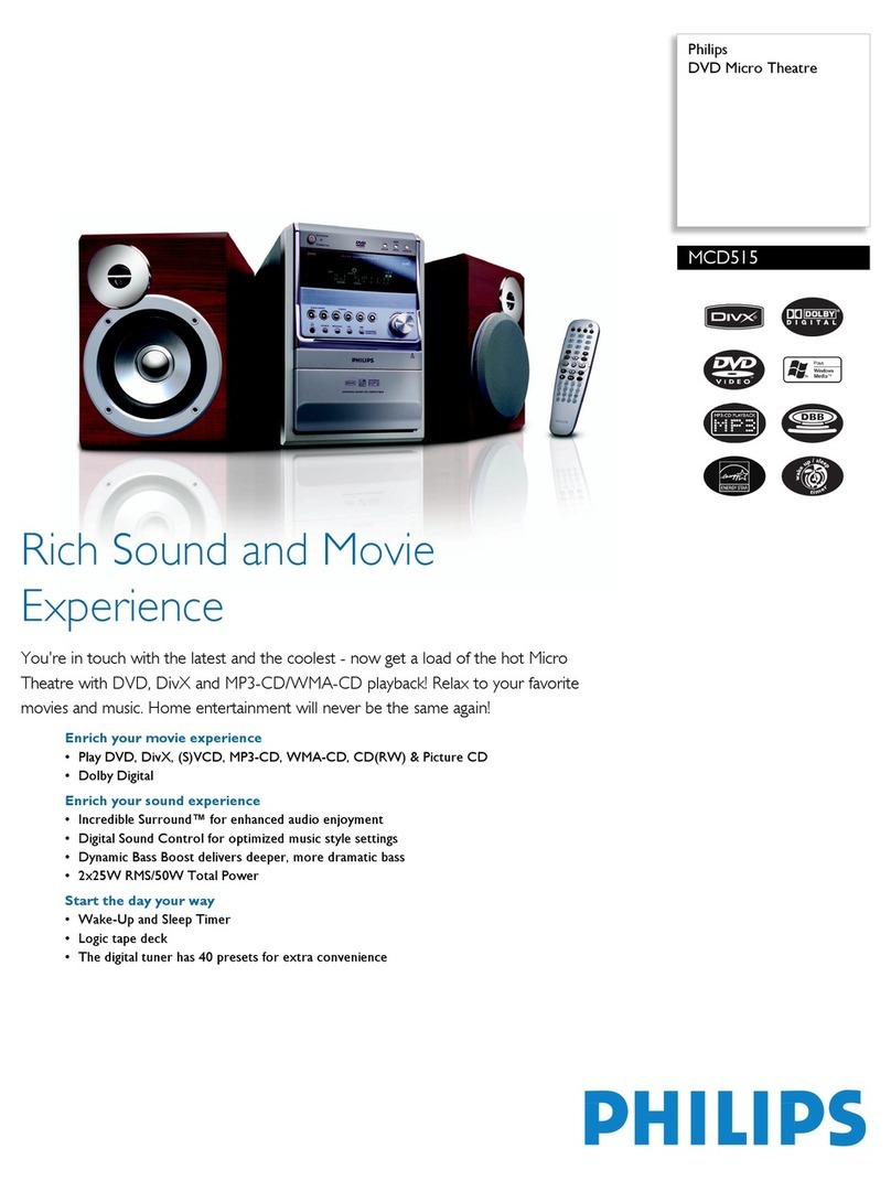 Philips MCD515 User manual