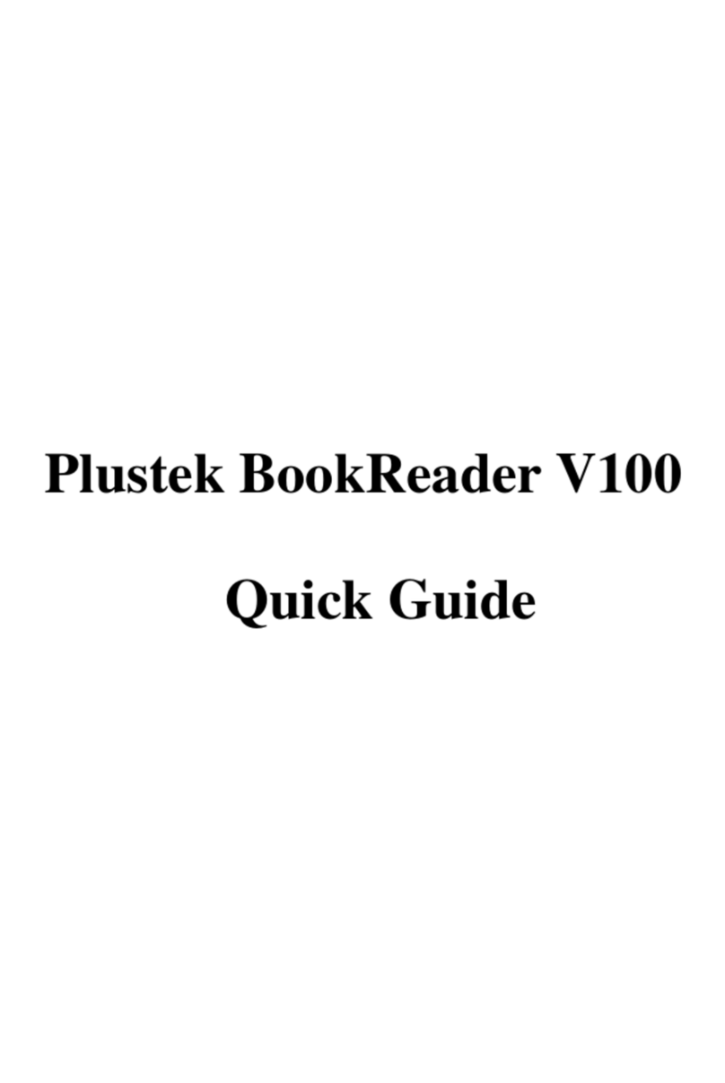 Plustek BookReader V100 User manual