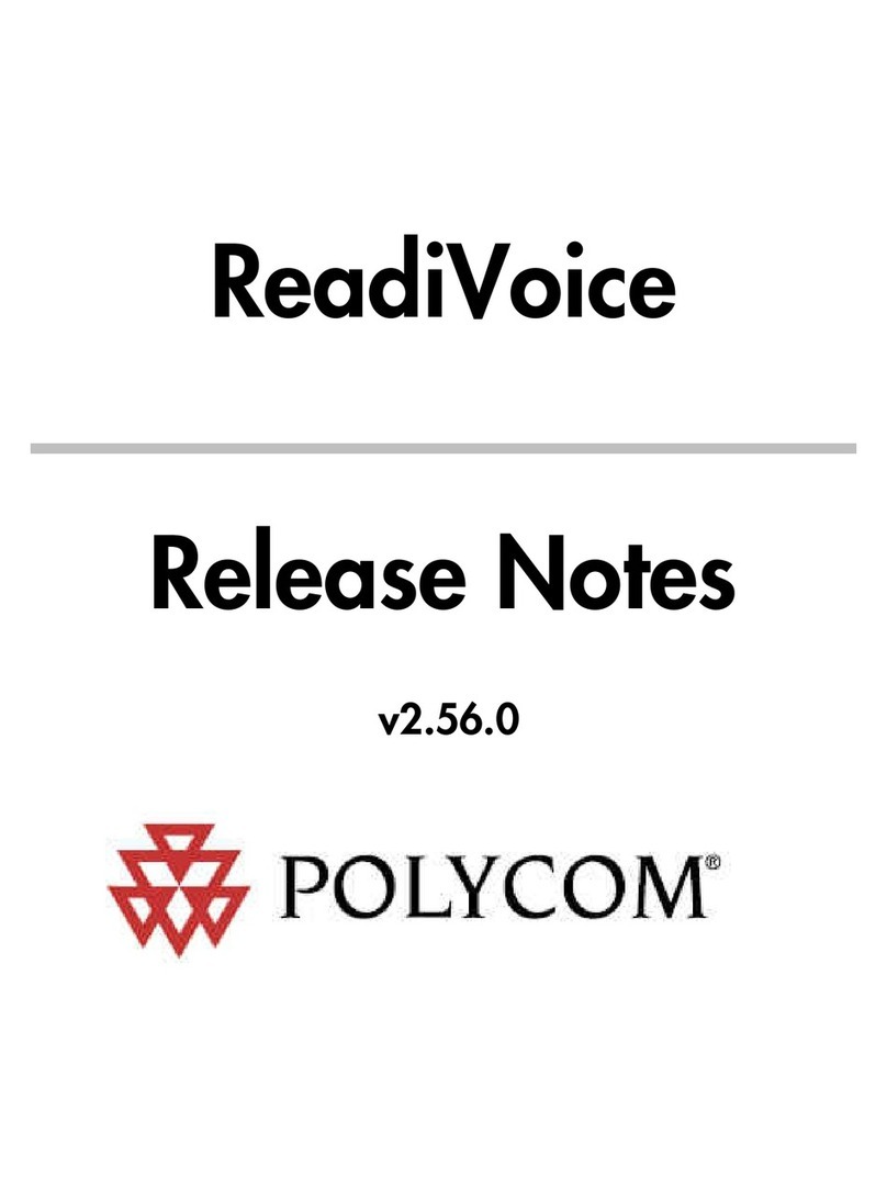 Polycom ReadiVoice Instruction Manual
