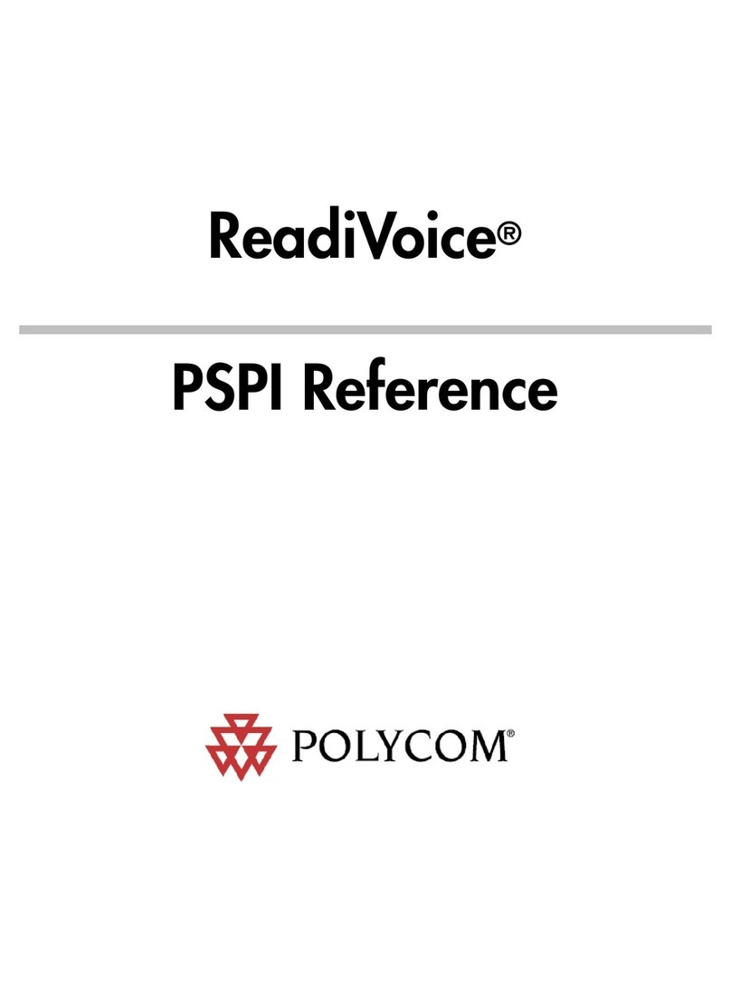 Polycom ReadiVoice User manual