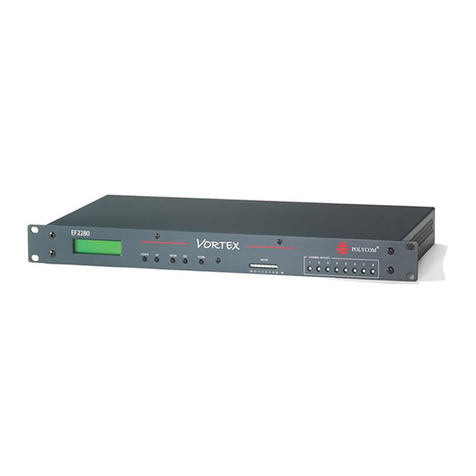 Polycom Vortex EF2241 Installation and operating instructions