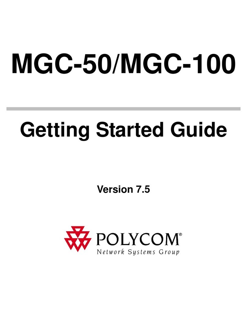 Polycom MGC-100 User manual