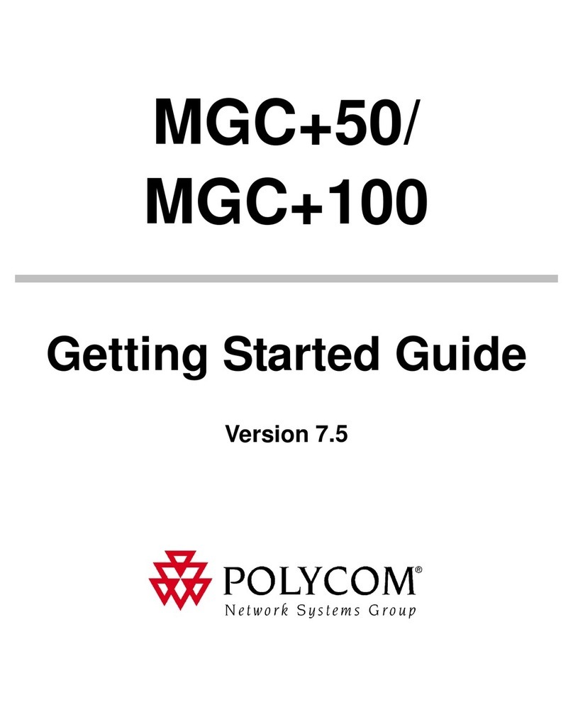 Polycom MGC+100 ReadiConvene User manual