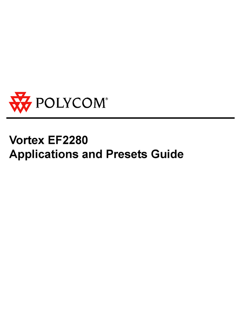 Polycom Vortex EF2280 User guide Polycom Vortex EF2280 User guide