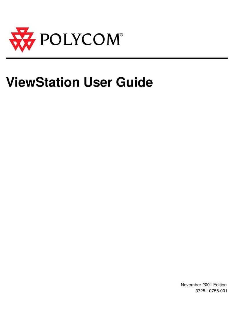Polycom VIEWSTATION EX User manual
