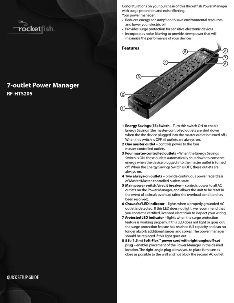 Rocket Fish RF-HTS205 User manual