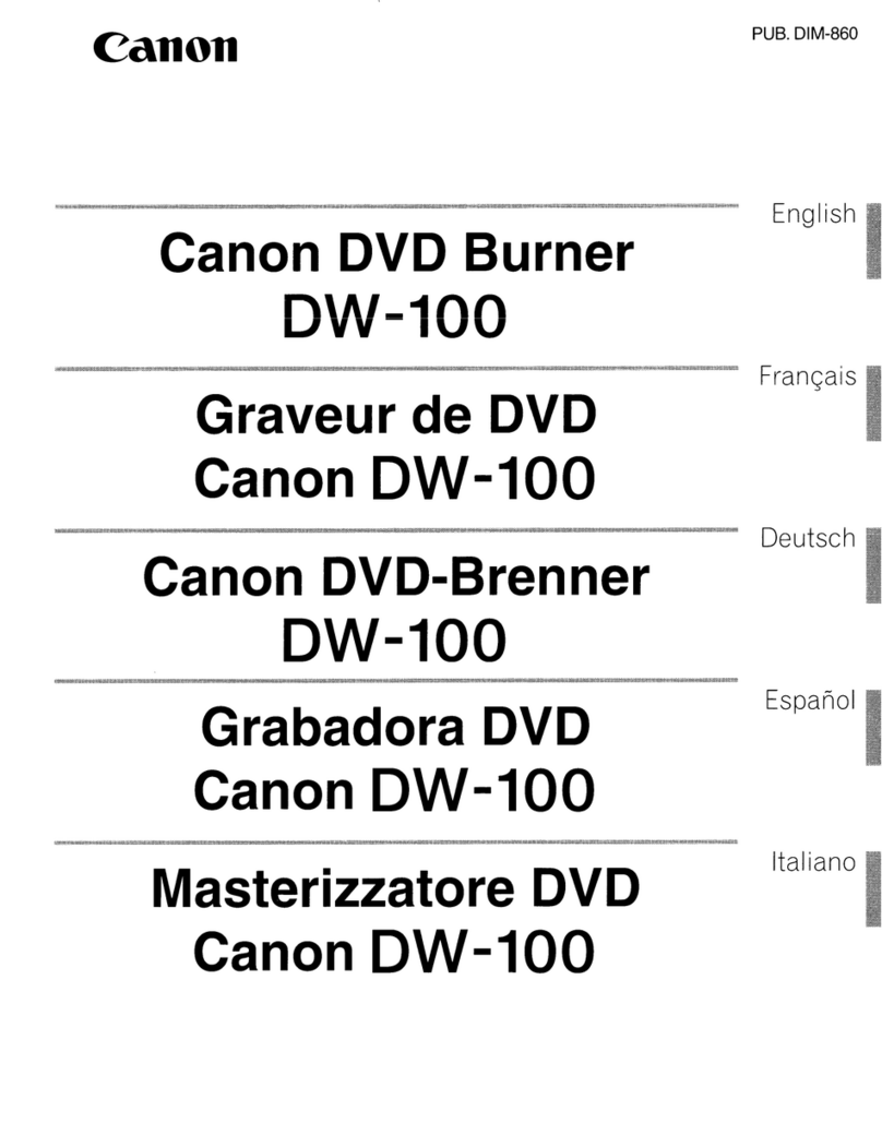 Canon DW-100 User manual