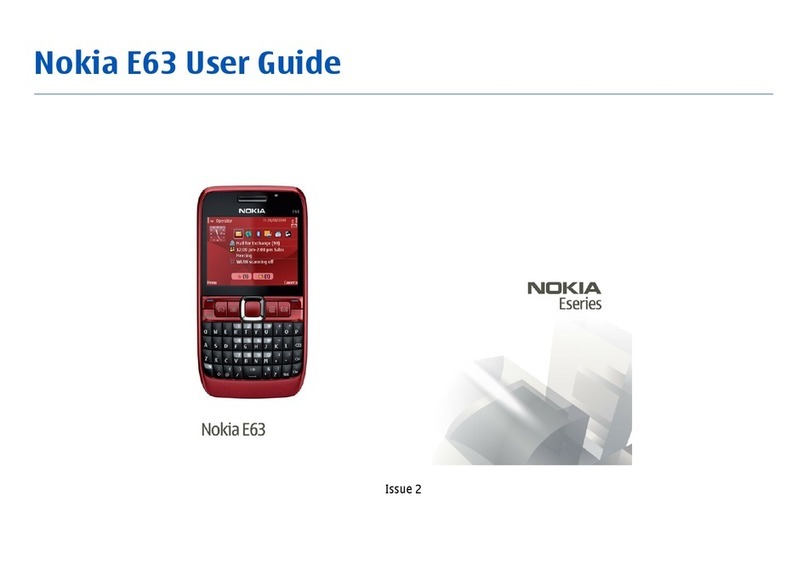 Nokia E63 User manual