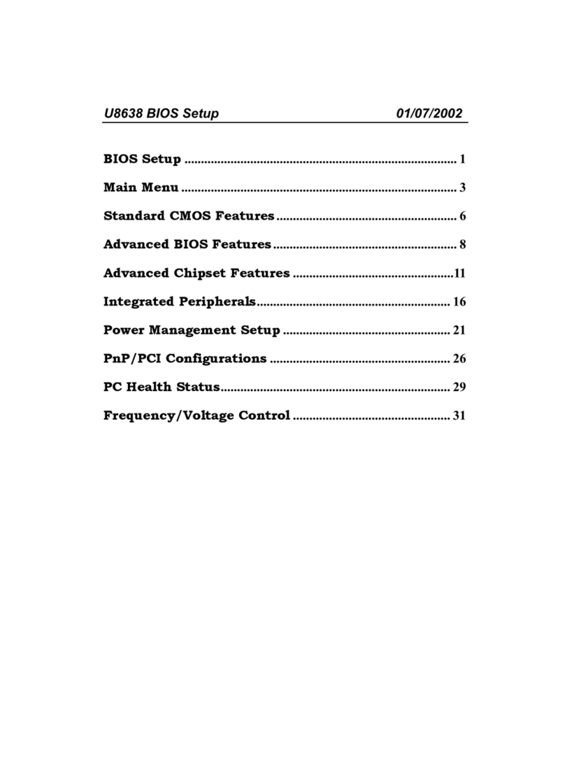 Biostar U8638 User guide Biostar U8638 User guide