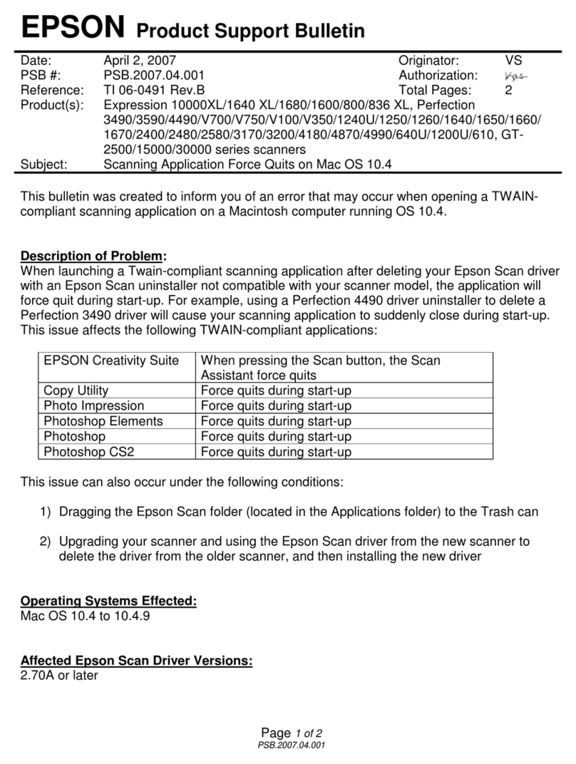 Epson Expression  800 Dimensions