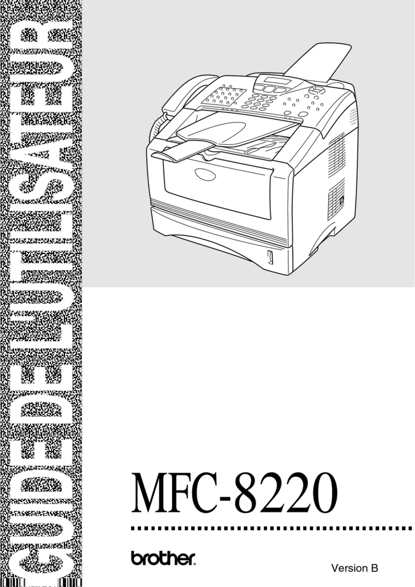 Brother 8220 - MFC - Multifunction Quick start guide Brother 8220 - MFC - Multifunction Quick start guide