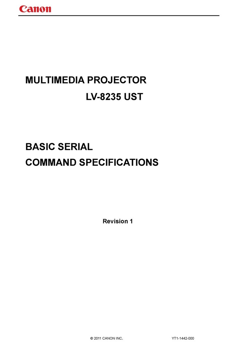 Canon LV-8235 UST User manual