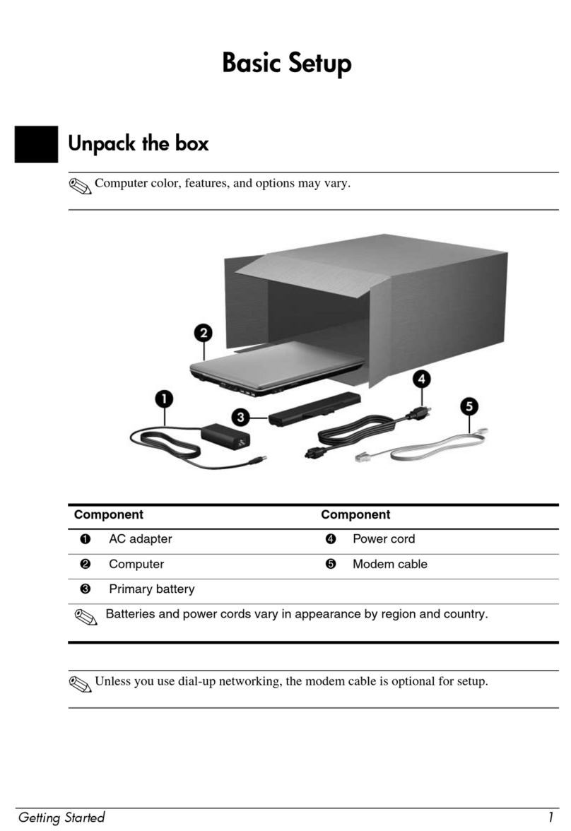 Compaq 6520s - Notebook PC User manual