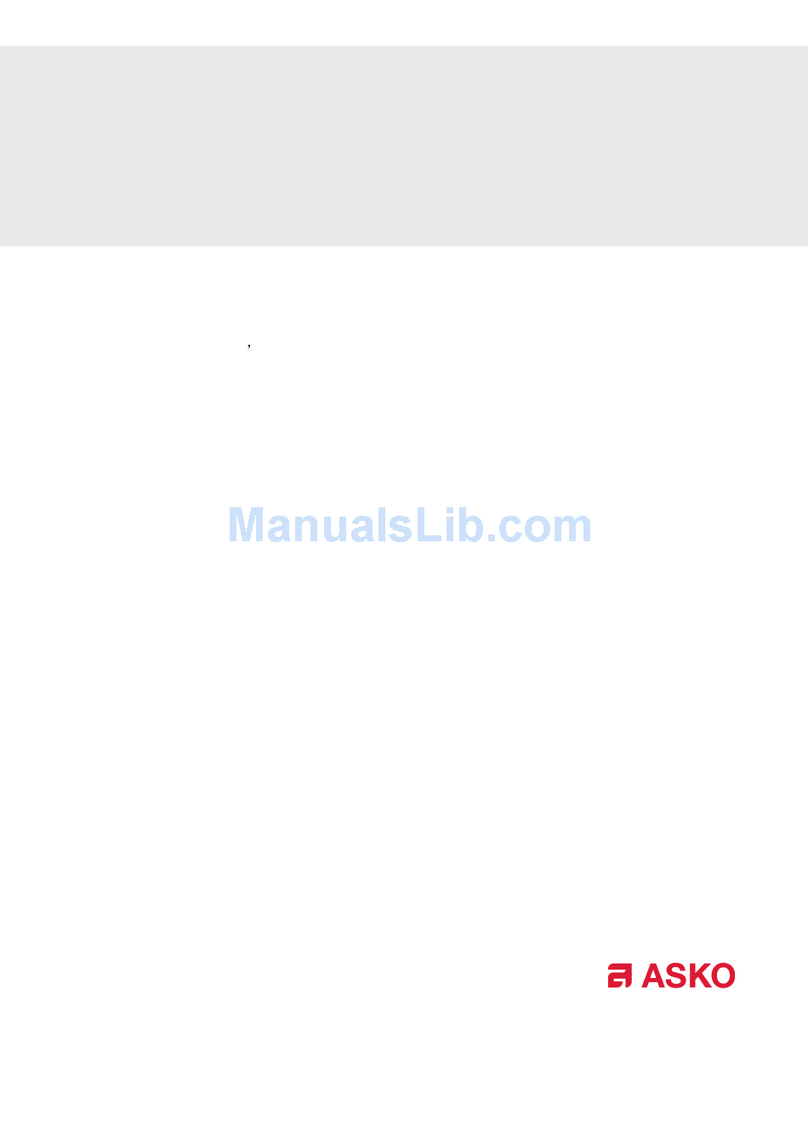 Asko T712 Assembly instructions