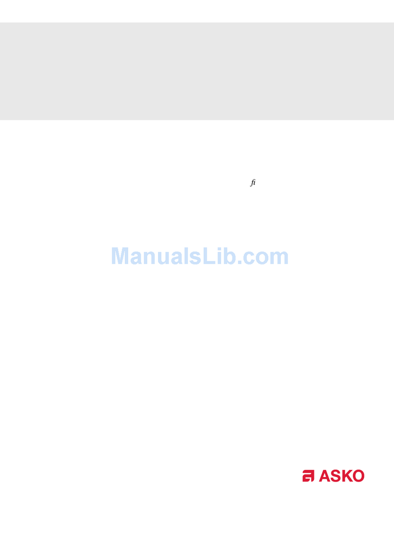 Asko TDC User manual