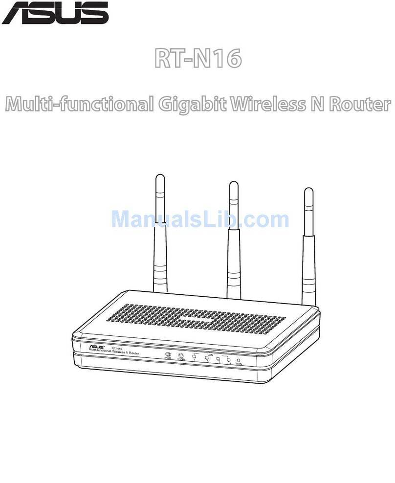 Asus RT-N16 User manual