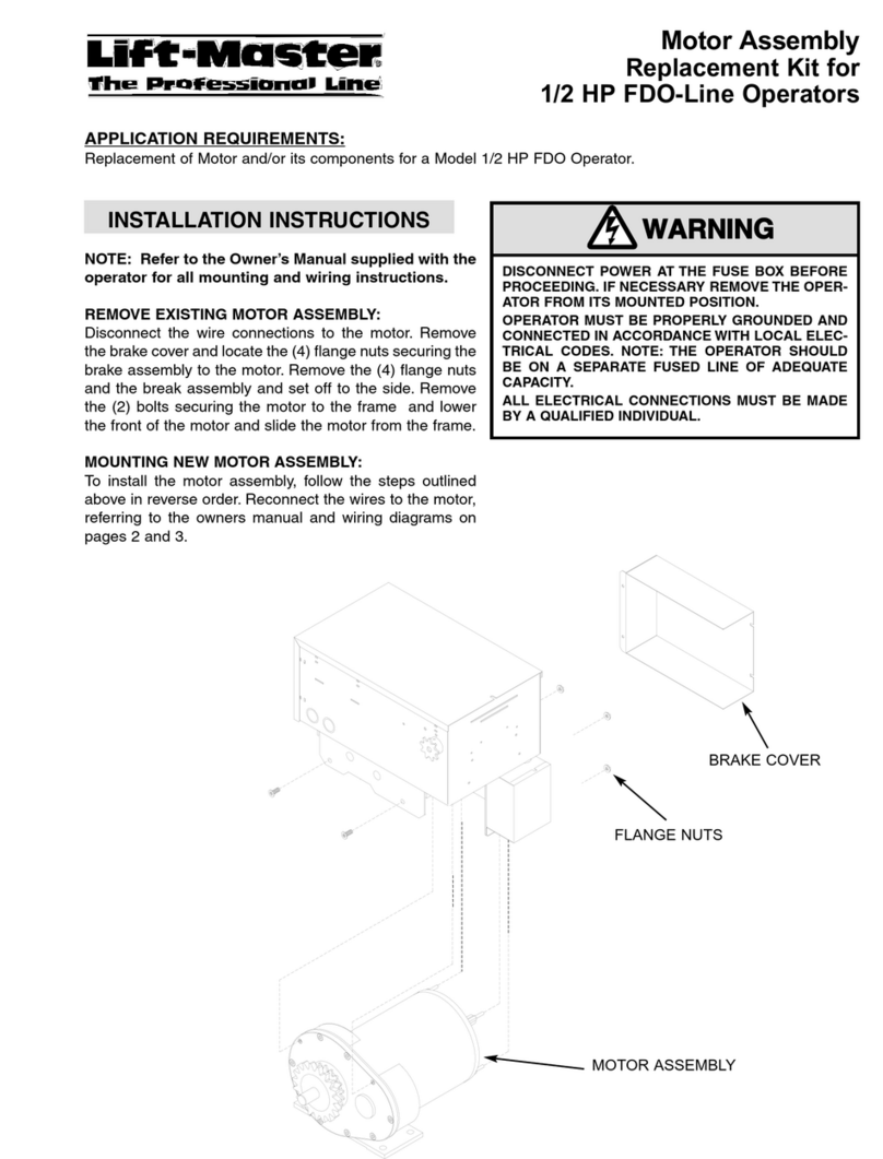 Chamberlain DH User manual