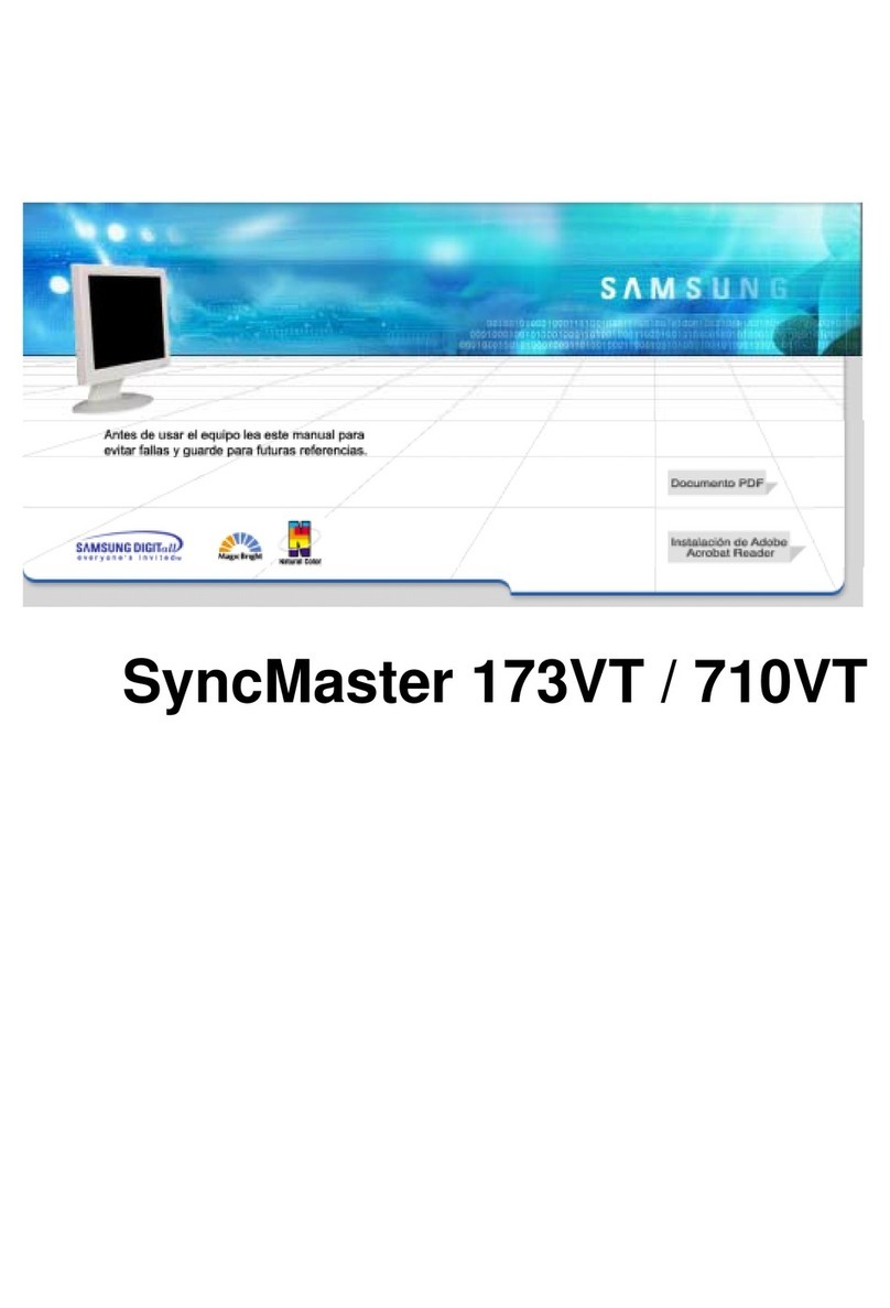 Samsung SyncMaster 710VT User guide