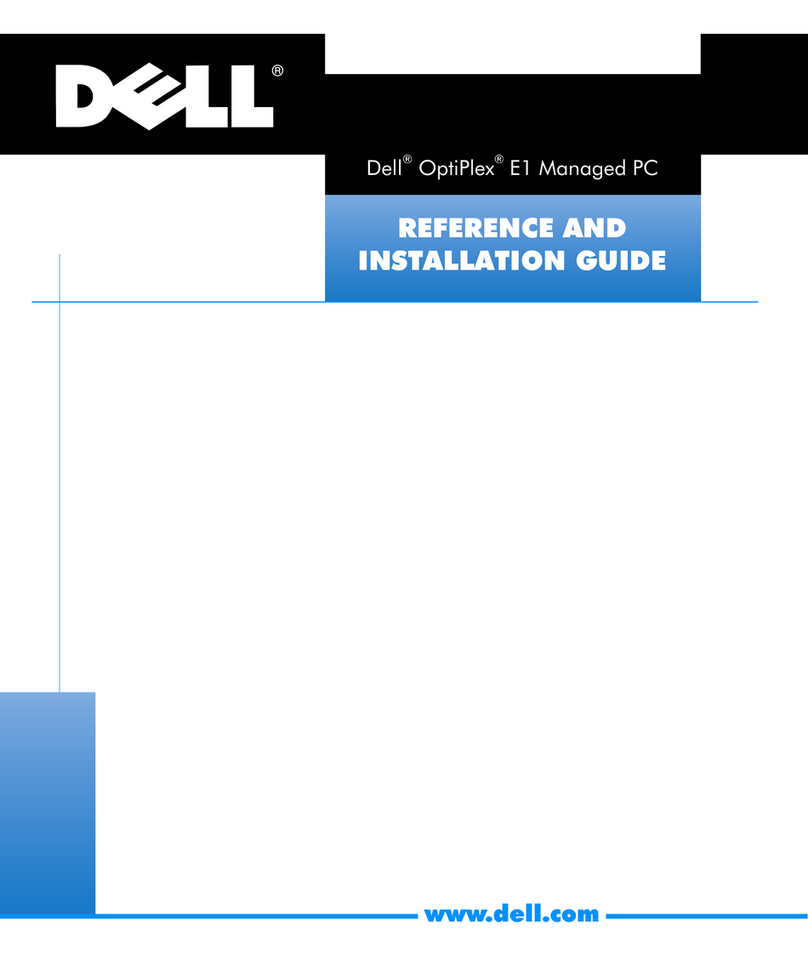 Dell OptiPlex E1 User manual