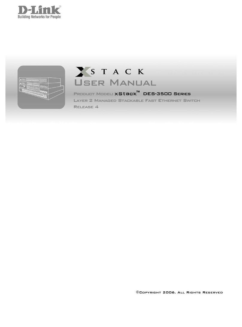 D-Link xStack DES-3526DC User manual
