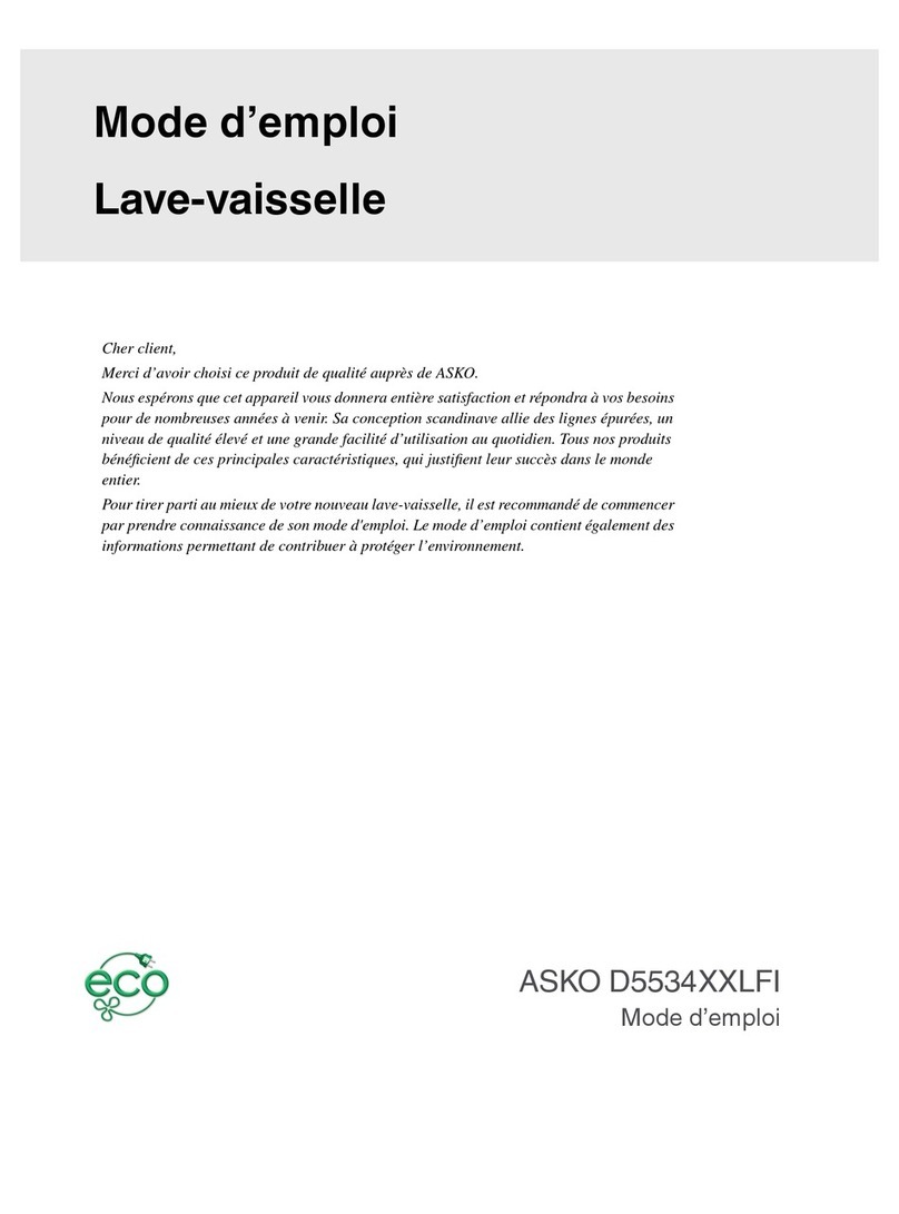 Asko D5534 Assembly instructions