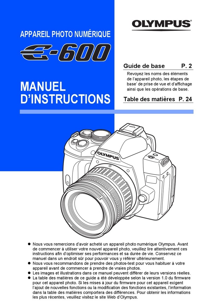 Olympus E-600 Mounting instructions