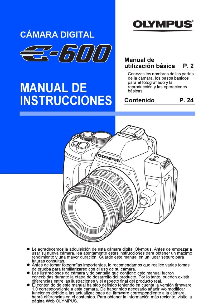 Olympus E-600 Setup guide