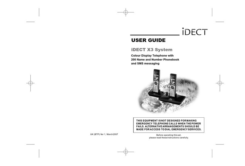 iDect IDECT X3 User manual