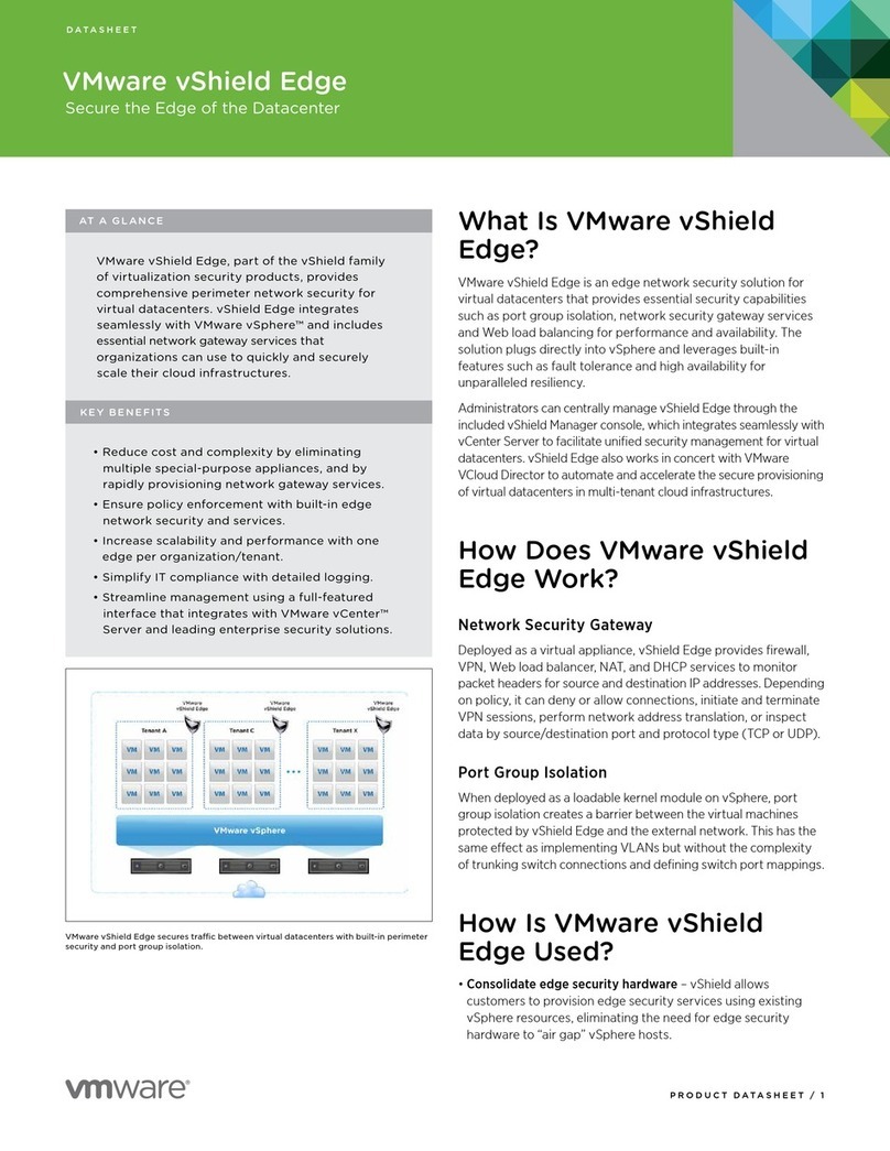 VMware VSHIELD EDGE User manual