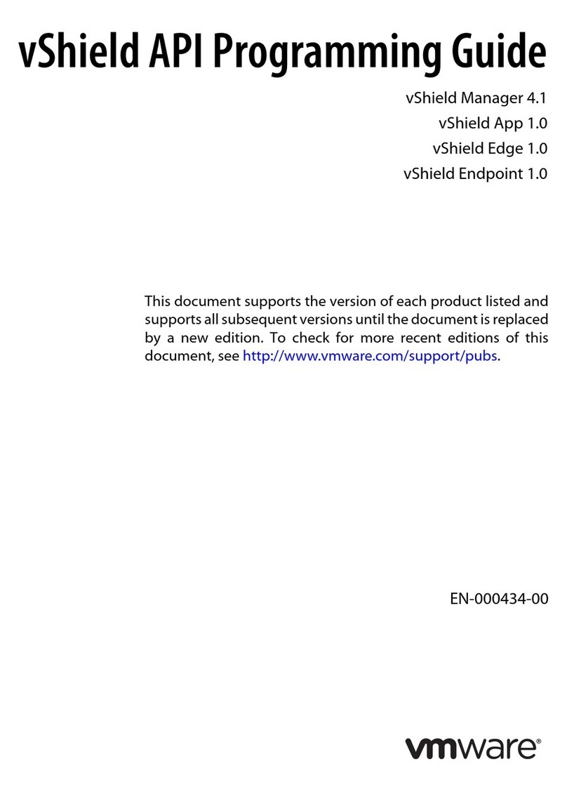 VMware VSHIELD APP 1.0 - API Operating instructions