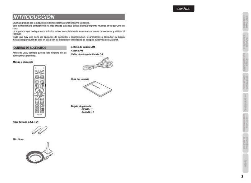 Marantz SR6003 User manual