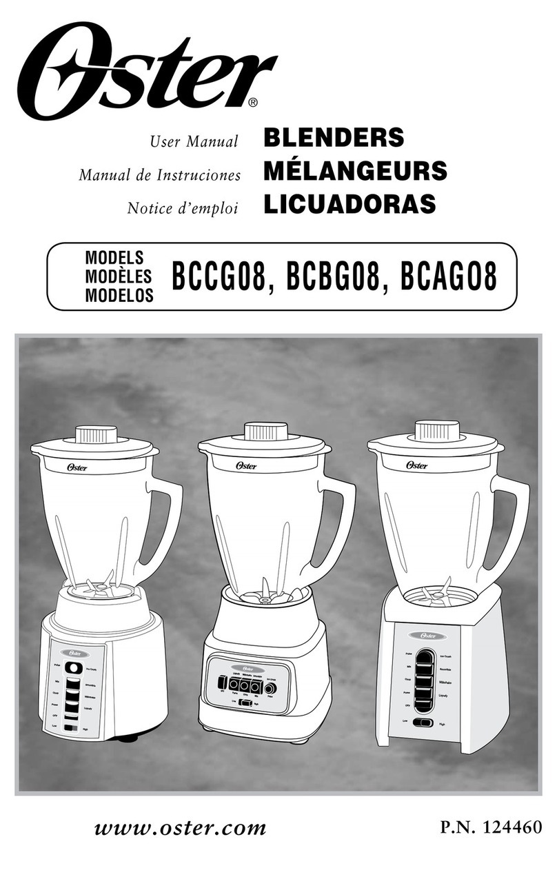 Oster BLSTMP User manual