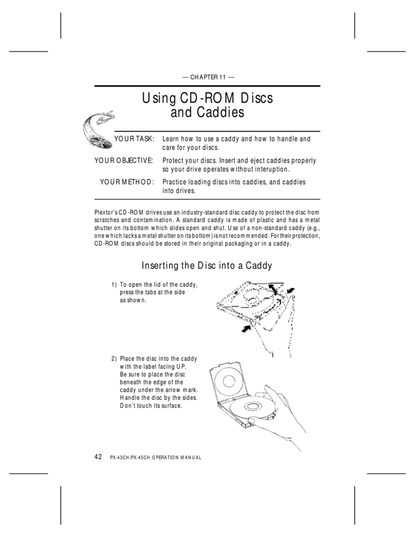 Plextor PL-MAN3 User manual