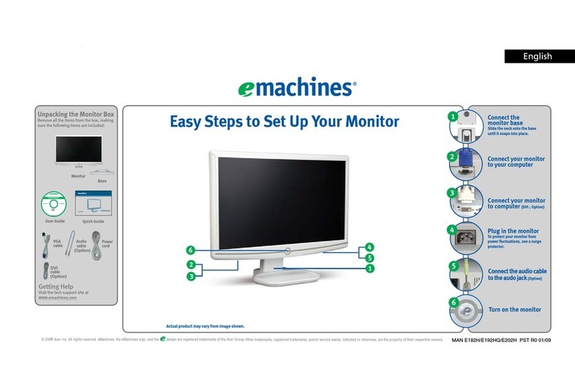 eMachines E202H User manual