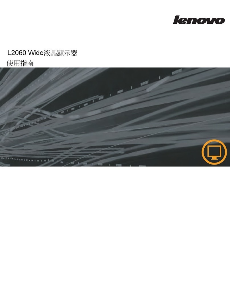 Lenovo L2060 Wide User manual