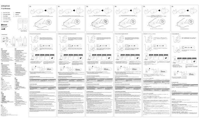 Creative T12 Wireless User manual
