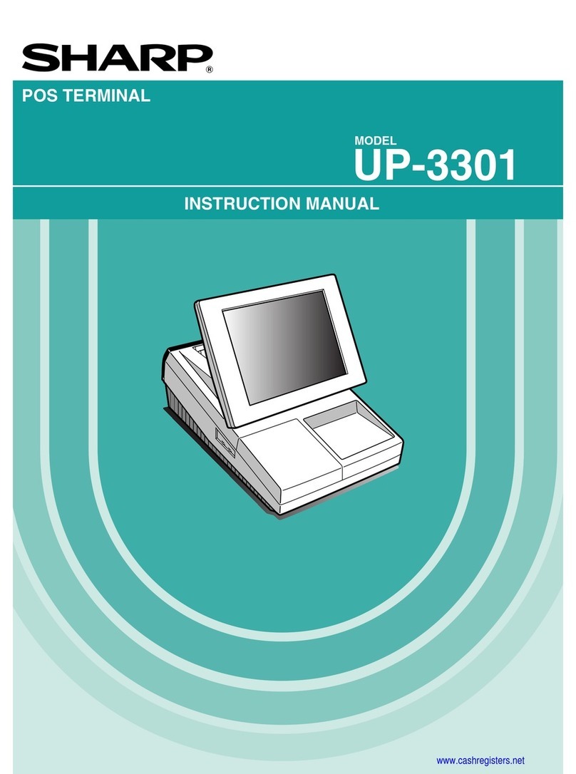 Sharp UP-3301 User manual