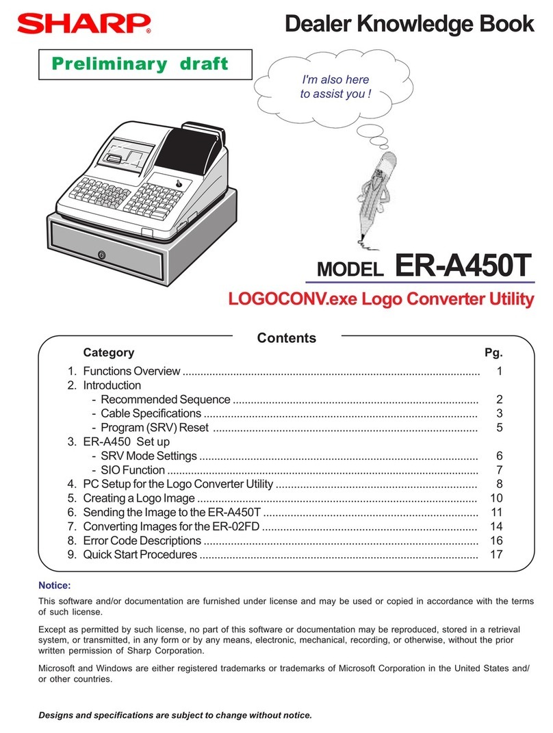 Sharp ER-A450T Product guide