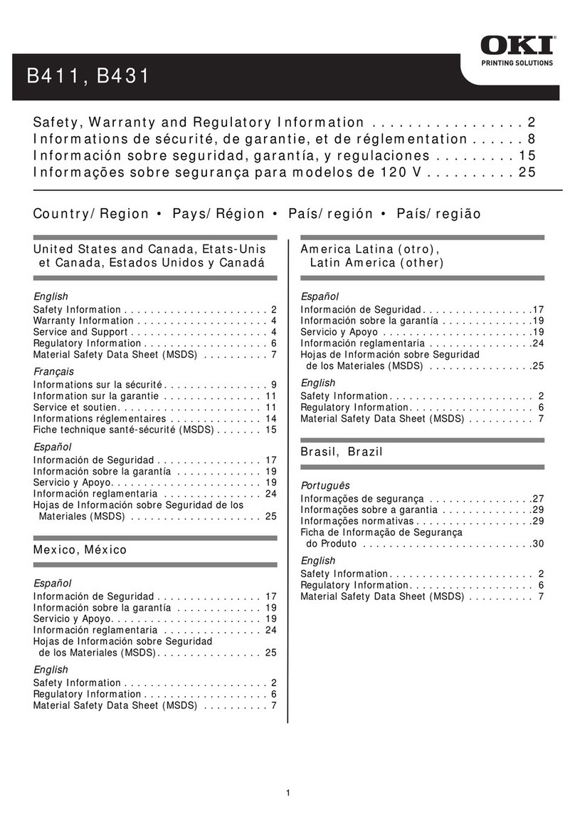 Oki B411d Original instructions