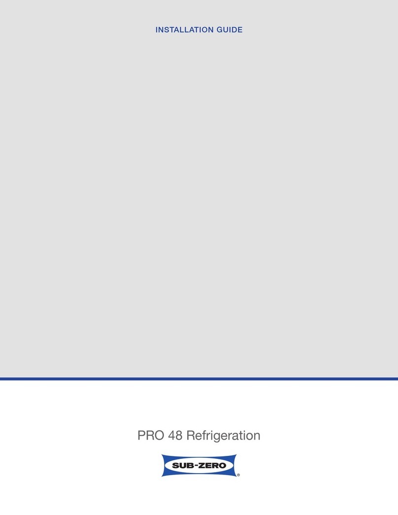Sub-Zero PRO 48 User manual
