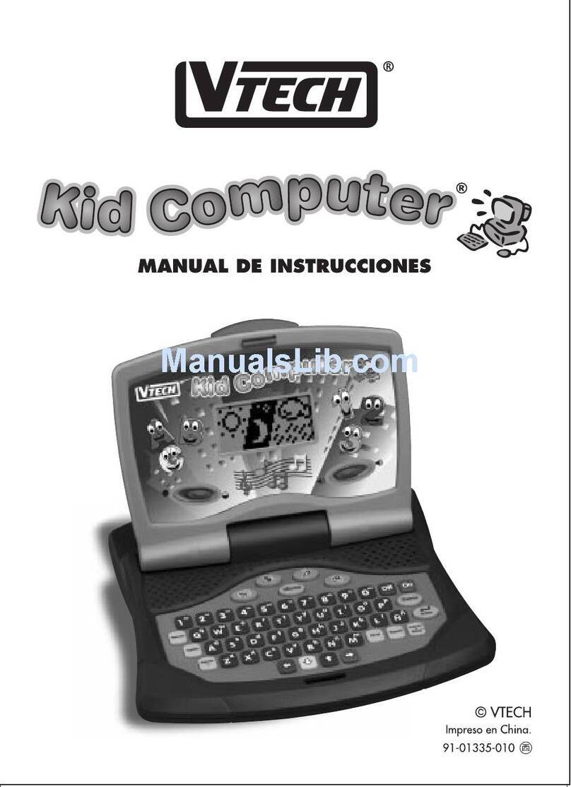 V-tech Kid Computer Setup guide