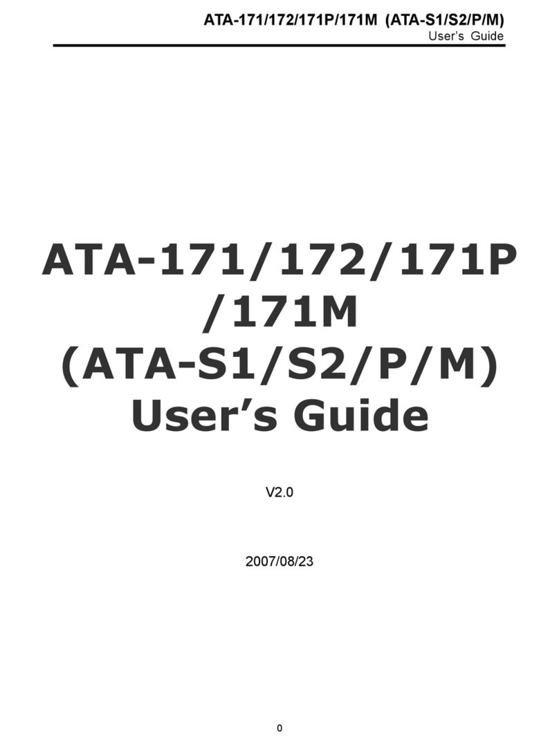 WELLTECH ATA-171 User manual