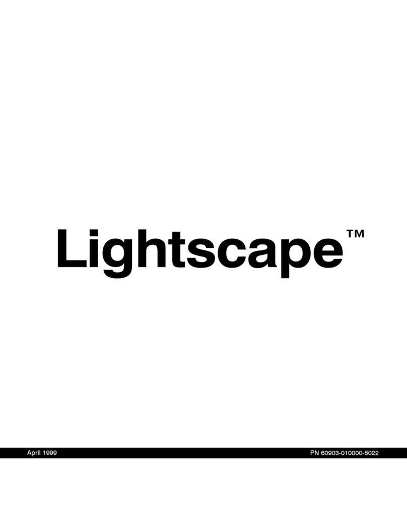 Autodesk LIGHTSCAPE User manual