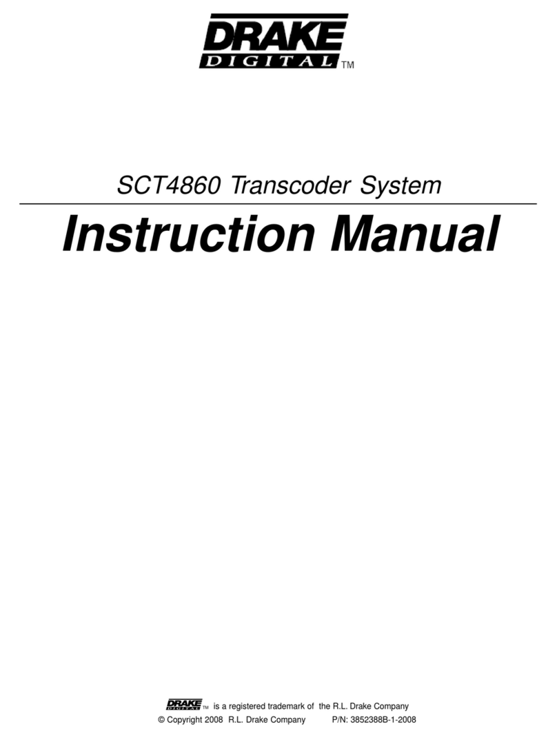 DRAKE SCT4860 User manual