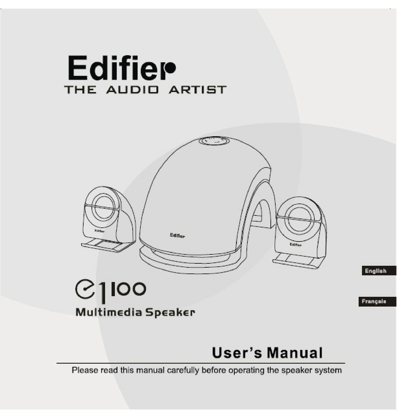 EDIFIER E1100 User manual