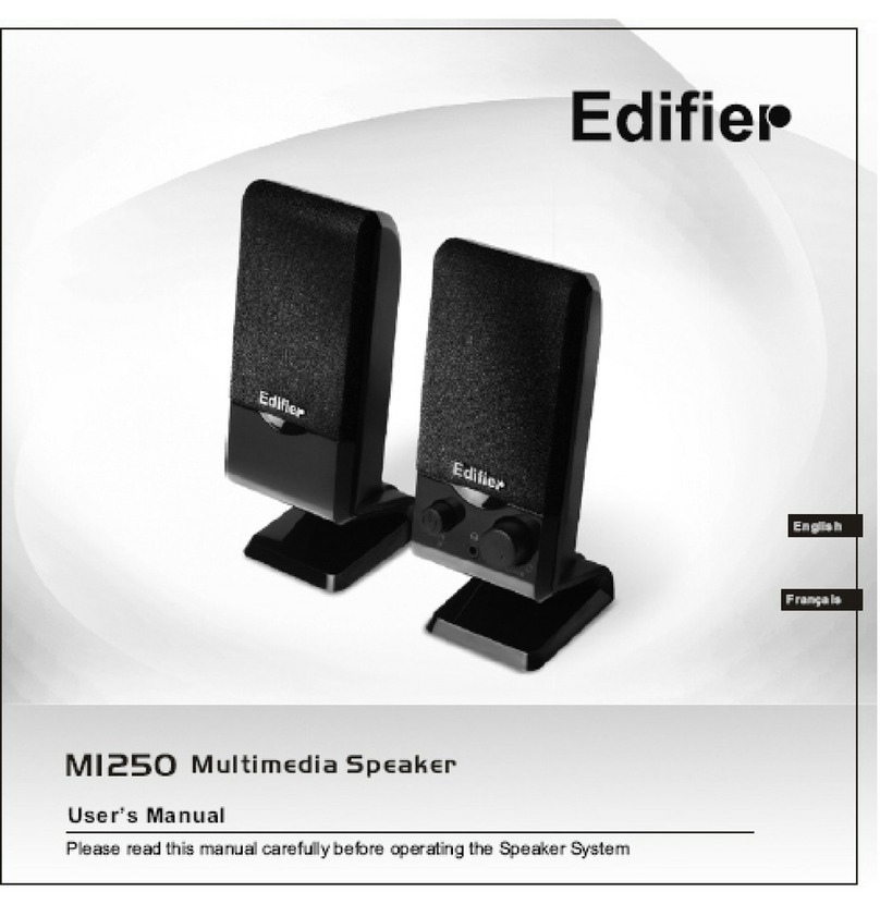 EDIFIER M1250 User manual