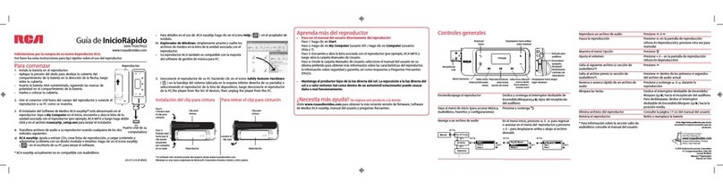 RCA TH2002RDR Parts list manual