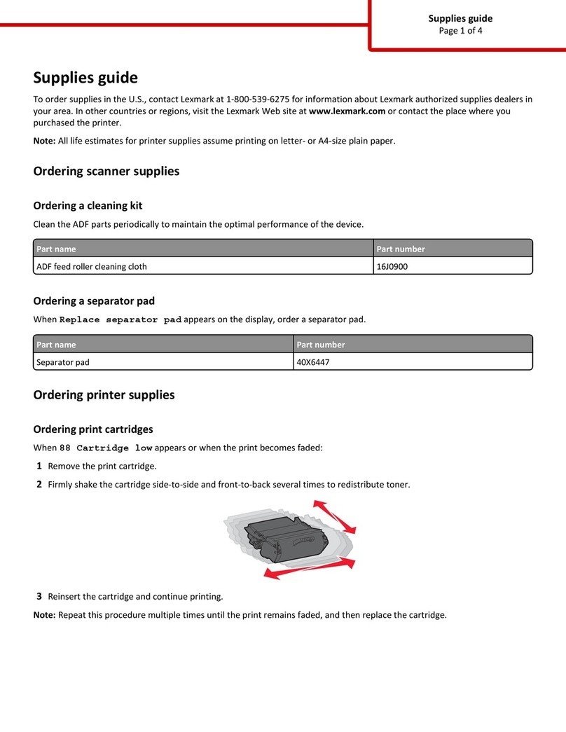 Lexmark 6500E User manual