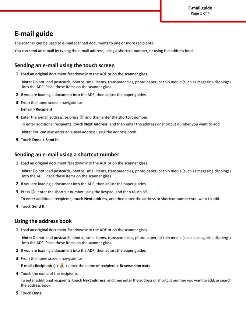 Lexmark 6500E User manual Lexmark 6500E User manual